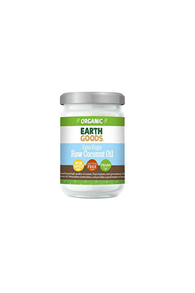 Earth Goods Organic Extra Virgin Raw Coconut Oil - vegan, GMO free, gluten fr...
