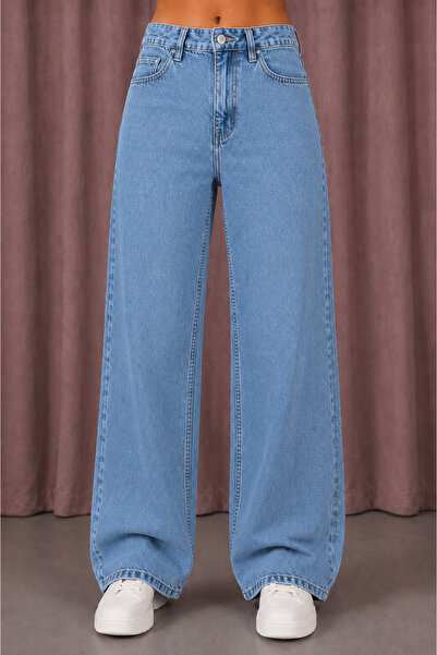 sion jeans جينز جوليا ميلانو كاجوال مريح للارتداء اليومي، جينز فضفاض عالي الخ...