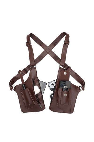 Damee Threads Anti-Theft Bag with Double Shoulder Armpit Bag, Underarm Strap ...