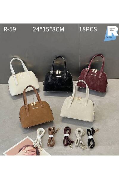 Relax for bags Women's Mini Handbag with Soft Velvet Texture and Double Zippe...
