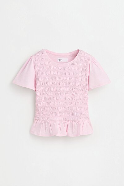 LEFTIES Büzgülü t-shirt