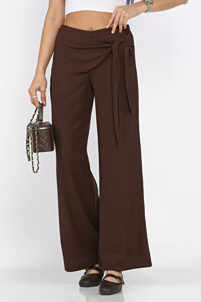 Aryena Brown Women's Tie-Up Pants
