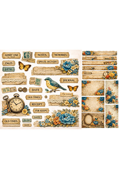 TELLGRAF مجموعة ملصقات ذات تصميمات مميزة (21x31 سم، مجموعة واحدة)