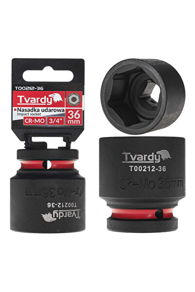 Tvardy Cheie tubulară de impact cu 6 puncte 3/4 ", 36 mm, Cr-Mo, T00212-36