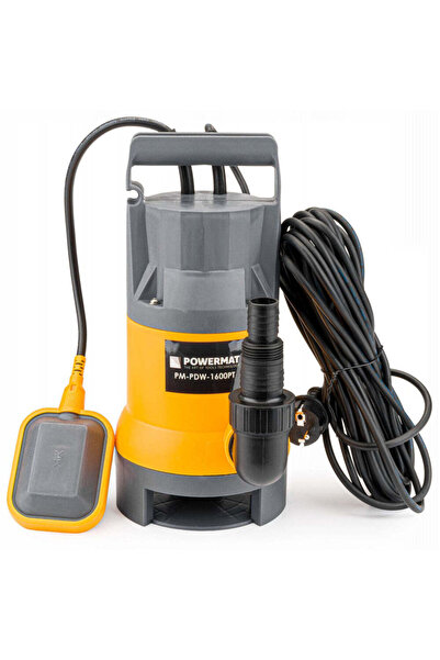 Powermat Pompă submersibilă cu flotor pentru fosse septice 1600W, PM-PDW-1600PT