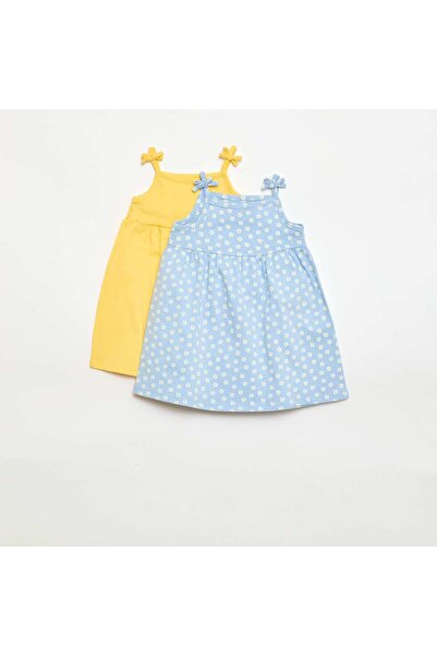 KIABI Set of 2 strap dresses BLUE