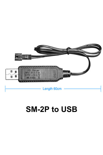 Choice قطع غيار طائرات سوداء، ملحقات طائرات التحكم عن بعد، كابل شحن USB لبطار...