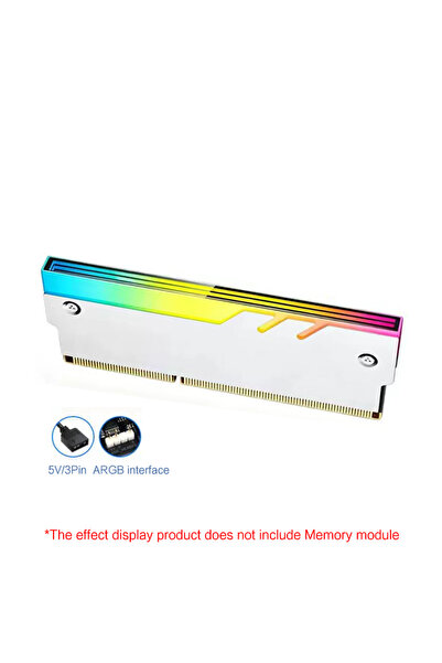 Choice1 Silver Desktop Computer Memory Heatsink 5V ARGB, Infinite Mirror Lens...