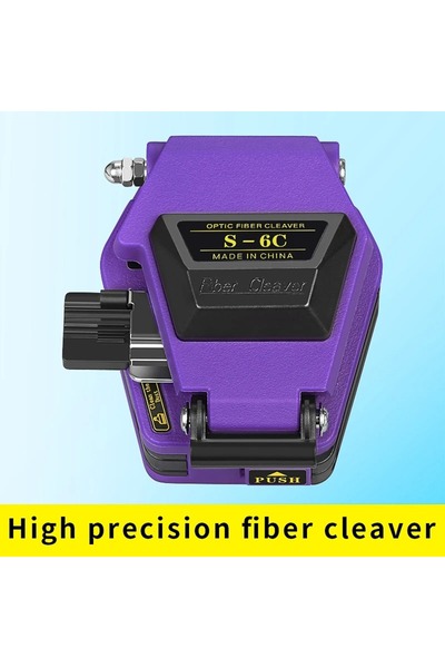 Choice Purple S-6C Purple S-6C High Precision Fiber Cleaver FTTH Fiber Optic ...