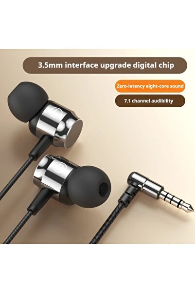 Choice5 3.5mm-Black For 90° Jack Wired Gaming Headset HiFi Surround Sound Wit...