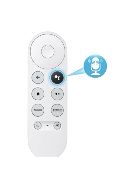 Choice WHITE G9N9N Replacement Voice Remote Control ONLY for Google Chromecas...