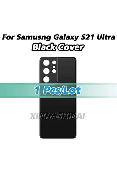 Choice 1pcs Black cover NEW For S21Ultra SM-G998B SM-G998U Battery Back Cover...