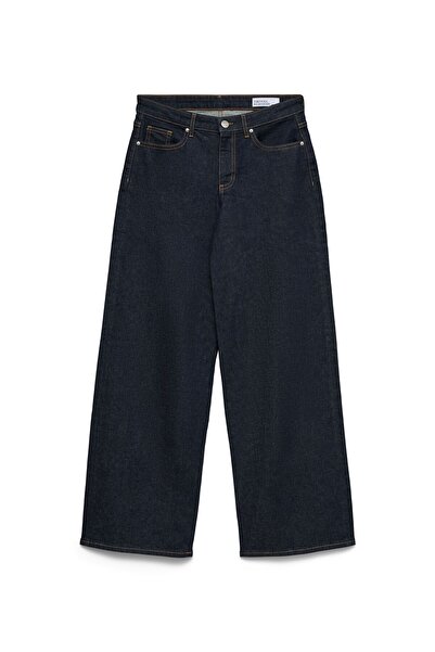 Vero Moda Jeans VMSANDIE-STRETCH Mid Rise Weite Passform - kurz geschnitten J...