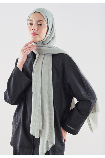 Freshscarfs Ντουμπάι Πρέμιουμ Σάλι Ασημένιο