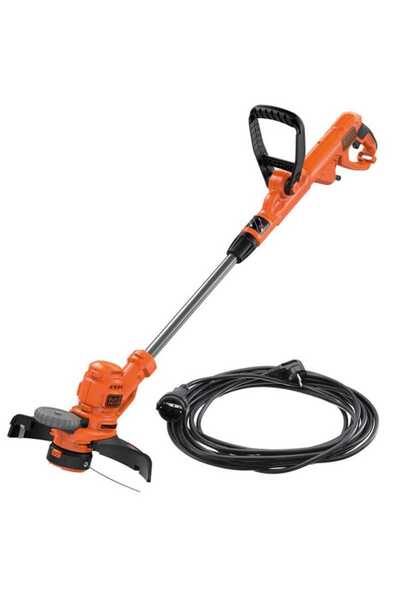 Black&Decker Trimmer electric Black+Decker, 550 W, 30 cm, cablu de 10 m, sist...