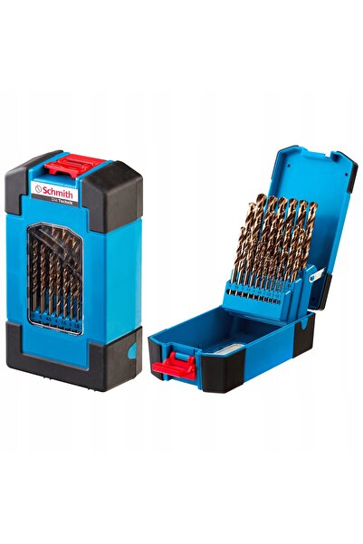 SCHMITH Set complet de burghie pentru metal, cobaltice, 1-13mm, 25 bucăți. DE