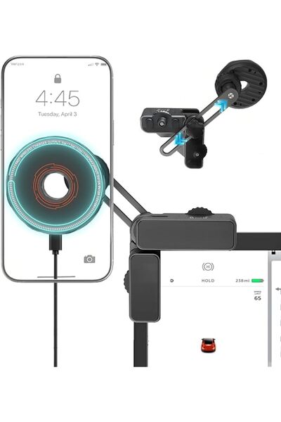 Generic Screen Clip Phone Holder, Adjustable Extendable Holder for Model 3, Y...