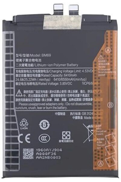 AXYA Poco X7 Pro 5g Pil Batarya BM69 6550 mAh Yüksek Kalite