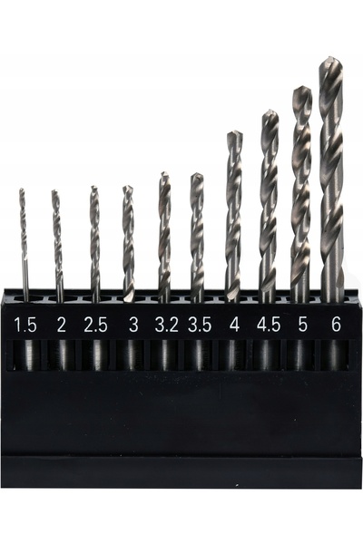 NO BRAND Burghiu metalic HSS 1,5-6,0mm 10 bucăți Hex Yato Yt-44888
