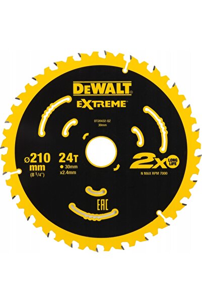Dewalt Disc pentru ferăstrău circular de mână pentru lemn EXTREME 210x30mm 24...