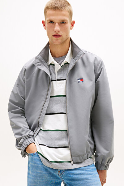 Tommy Hilfiger Tjm Men's Gray Essential Jacket Ext