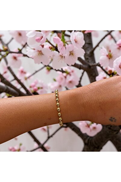 AlfaCollection سوار خرز ذهبي اللون من Xuping