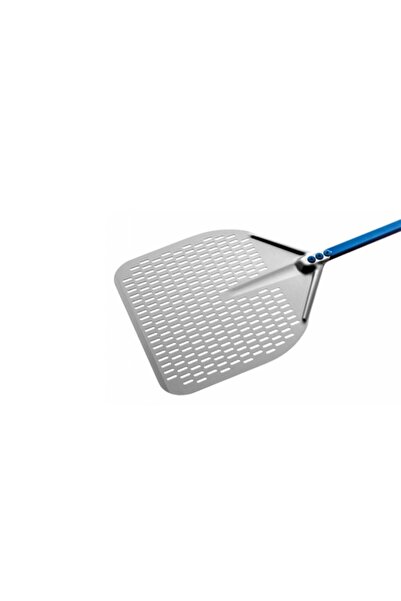 GiMetal Lopată pentru pizza Azzurra 33x33cm, L120/156cm, dreptunghiulară perf...