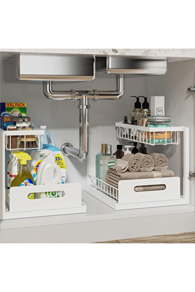 Simply Joy Organizator de sertar Simply Joy, 2 niveluri pentru dulap, sub chi...