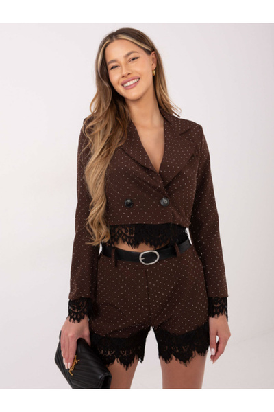 Italy Moda Sacou Dama Mini, Dantela, ITALY MODA, Maro Eleganta