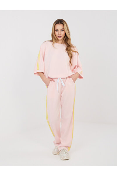 rue parıs Compleu Dama, RUE PARIS, Poliester, Roz deschis, model IT-KM22215.78