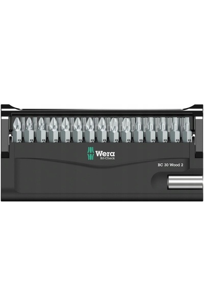 wera BIT-CHECK 30 WOOD 2 SB SET DE BITURI MÂNER UNIVERSAL 05057438001
