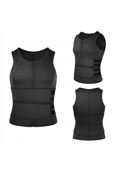 ITIMPORT Vestă modelatoare din neopren pentru bărbați, pentru sală, XXXL