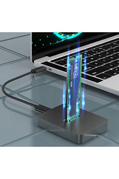 NO BRAND Stație de andocare adaptor SSD M.2 SATA USB-C 3.2 10 Gbit/s
