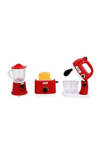 Gotel Set de bucătărie de jucărie pentru copii, mixer, prăjitor de pâine, ble...