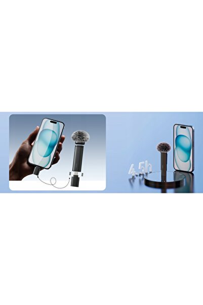 ulanzi Microfon wireless cu clemă pentru telefon USB TYPE-C USB-C