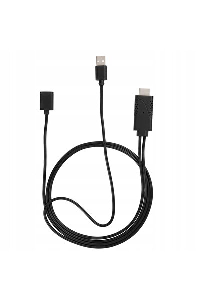 NO BRAND Cablu USB FEMEIE LA HDMI BĂRBAȚIU 2 ÎN 1 FEMEIE HDMI/USB/USB 2.0 108...