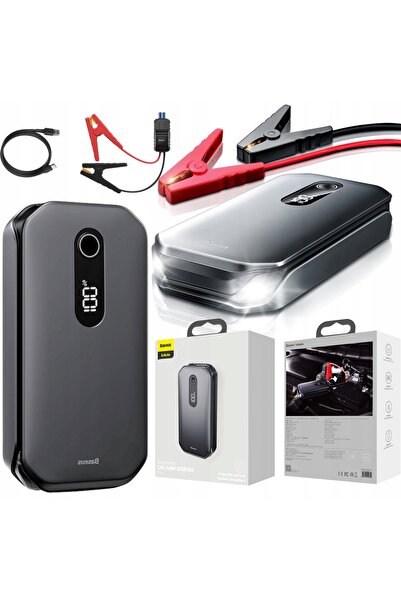 Baseus POWER BANK DEMAROR AUTO LAMPĂ 12000mAh +CLEMEȘTI "