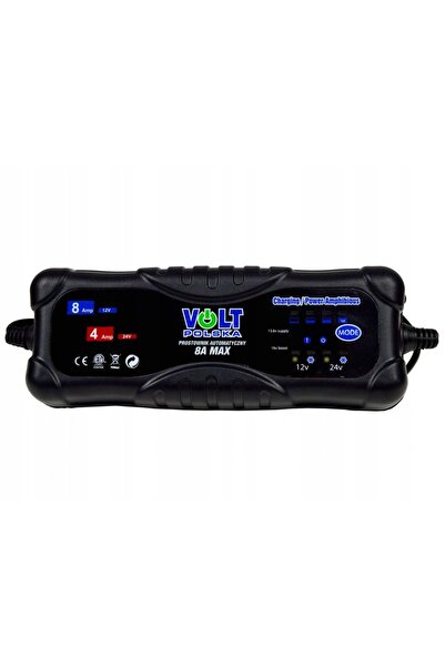 Volt ÎNCĂRCĂTOR DE BATERII MICROPROCESSOR 12V 24V POLSKA 8A LED AGM GEL