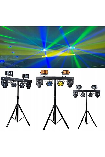 LIGHT4ME KIT DE LUMINĂ MULTIEFECT RGBW 4W1 HEAD MOVING + TELECOMANDĂ