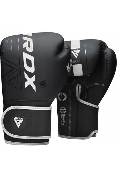 RDX Mănuși de box pentru sparring F6MW Negru Alb Mănuși de box 10oz