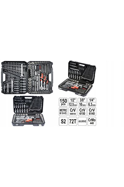 yato YT-38811 SET 150 PIESE CHEI PLATE