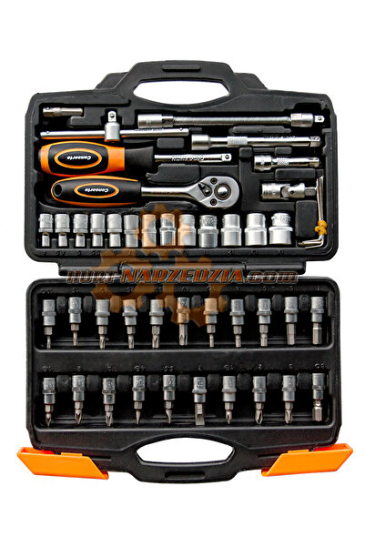 CONSORTE Set de chei tubulare 1/4 ", 46 piese.