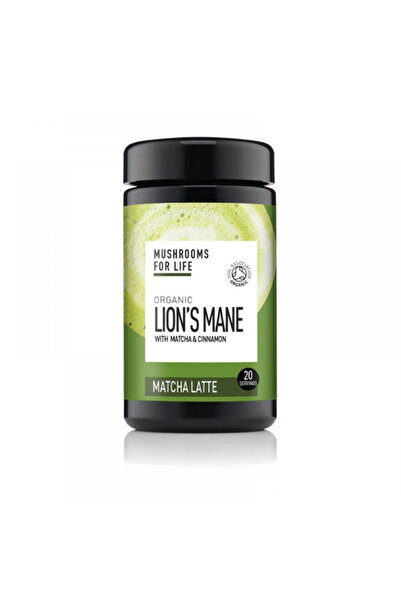 MushroomsForLife Lion's Mane 1000mg + Matcha Latte si Scortisoara 110g