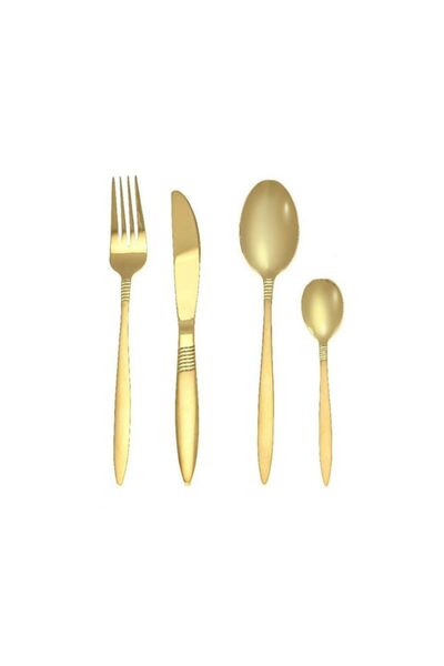 Arshia Stainless Steel Cutlery Set 48 pcs Gold TM 333 GGS