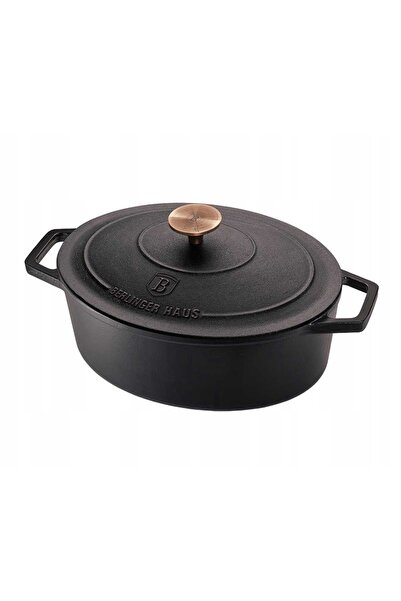 Berlinger Haus TIGAIE DIN FONTĂ GESIARKA 4,65 L COLEcția BLACK ROSE BH-6494