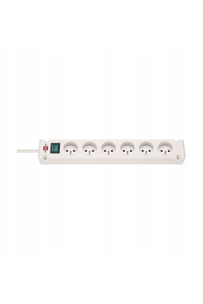 Brennenstuhl Prelungitor electric pentru birou, cu 6 prize, cablu.