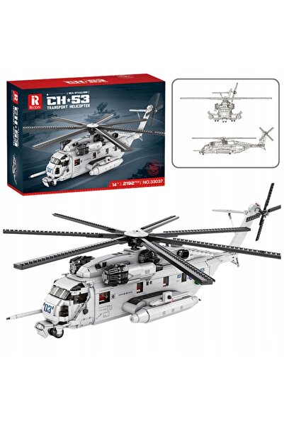 LeanToys Set de construcție - Elicopter de transport CH-53