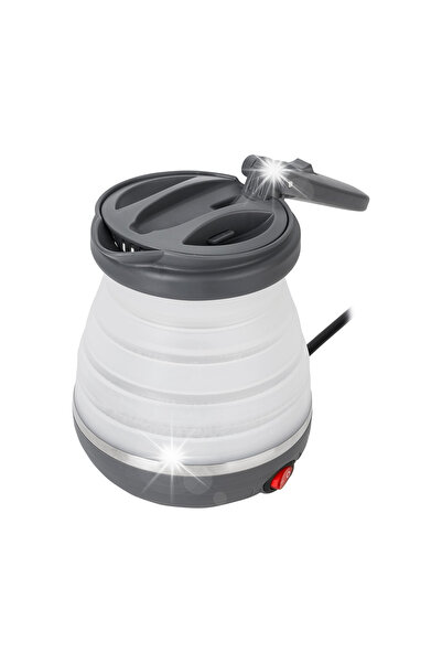 MESKO Fierbător electric de călătorie pliabil, 0,6L, 750W, mic, din silicon