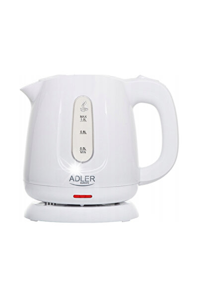 adler Fierbător electric fără fir din plastic 1L 850W alb