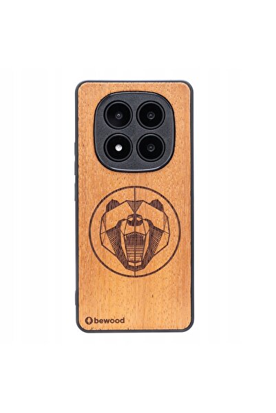 BewooDesign Husă din lemn Bewood pentru Xiaomi Redmi Note 14 Pro Plus 5G Urs ...